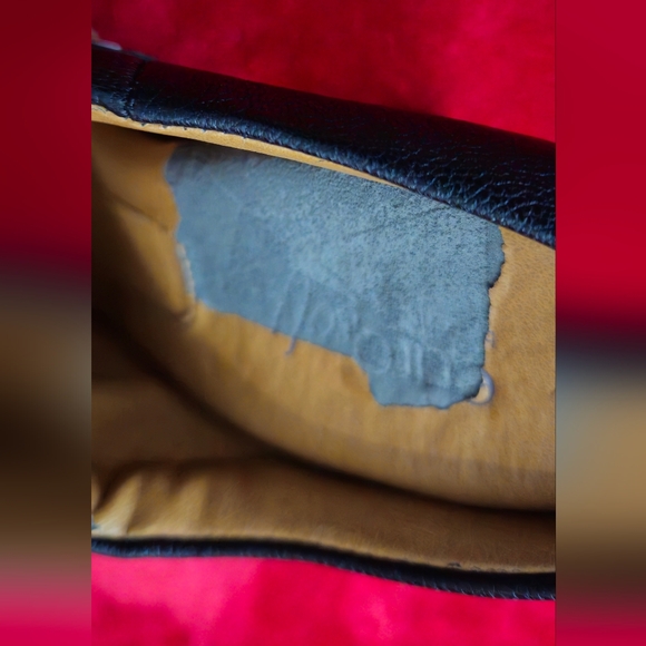 Euro Soft By Sofft Black Leather Mules with Buckle - Size 8M - Picture 8 of 9